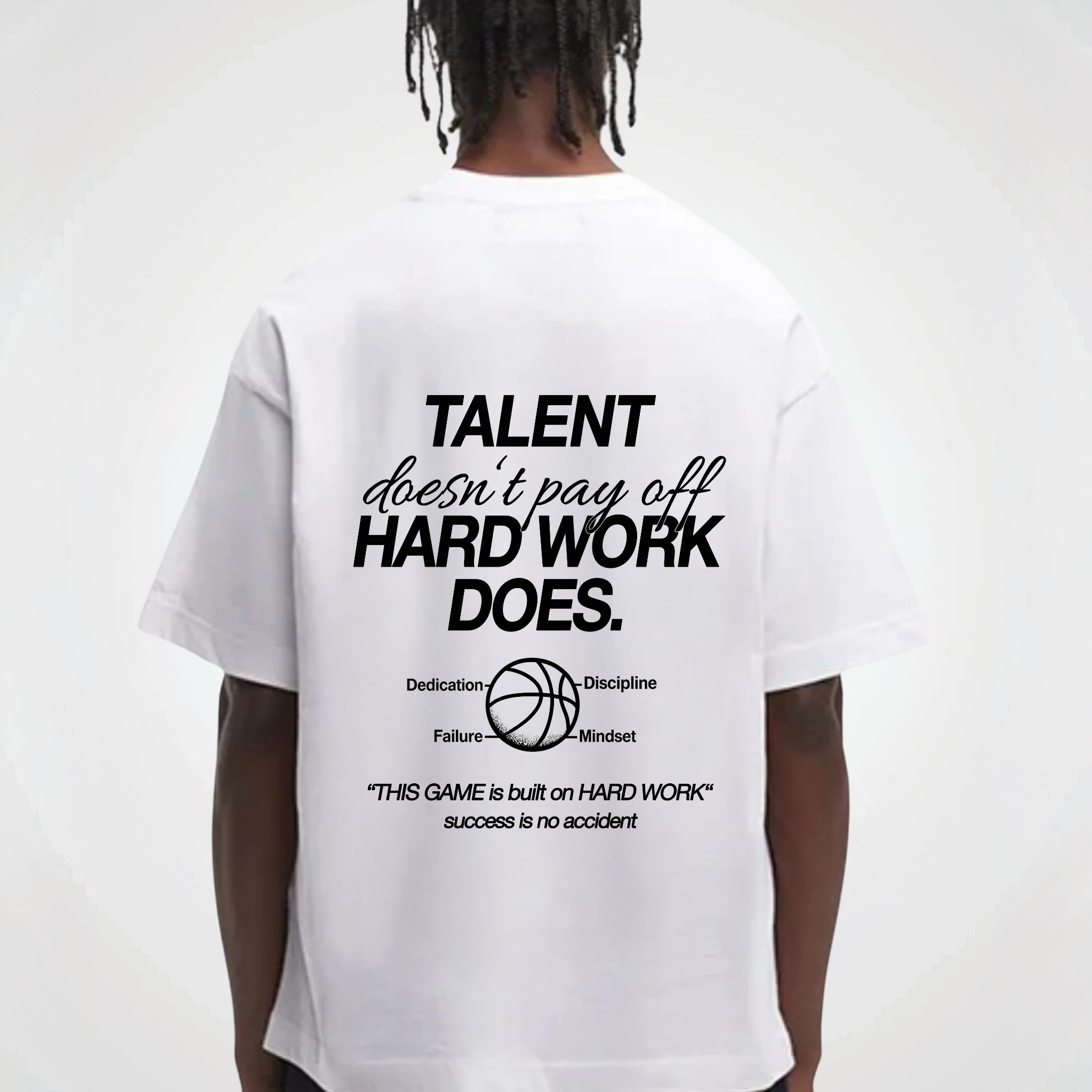 TALENT DOESNT PAY OFF HARD WORK DOES SHIRT