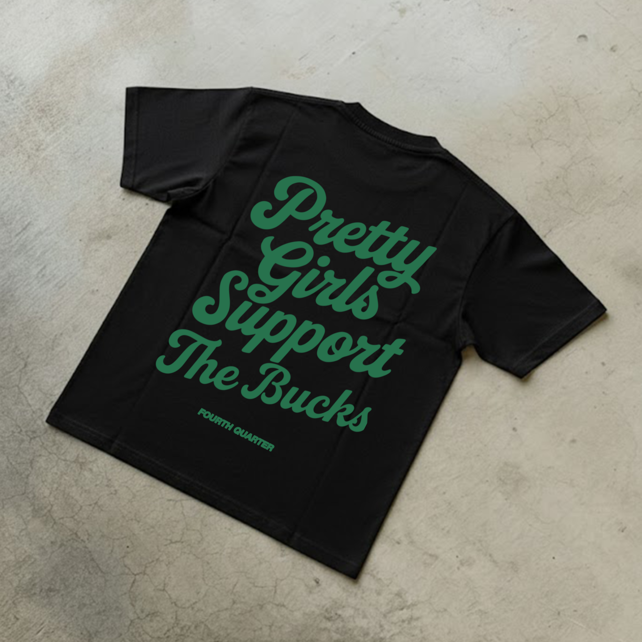 PRETTY GRILS SUPPORT THE BUCKS SHIRT