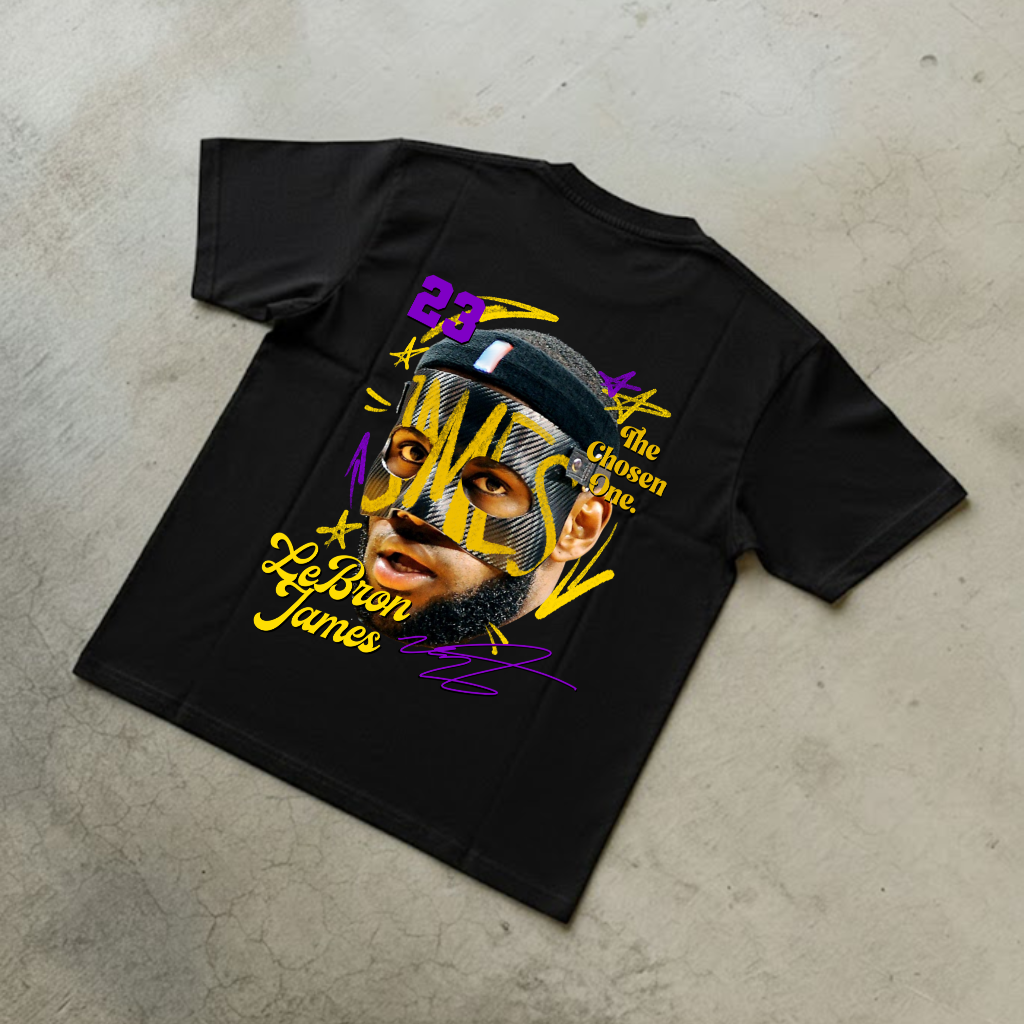 LEBRON JAMES MASKED SHIRT