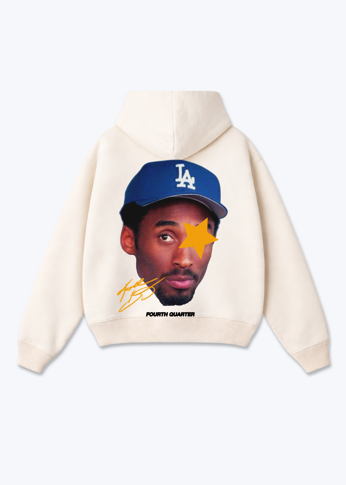 Kobe Hoodie - Beige Back (Designed)