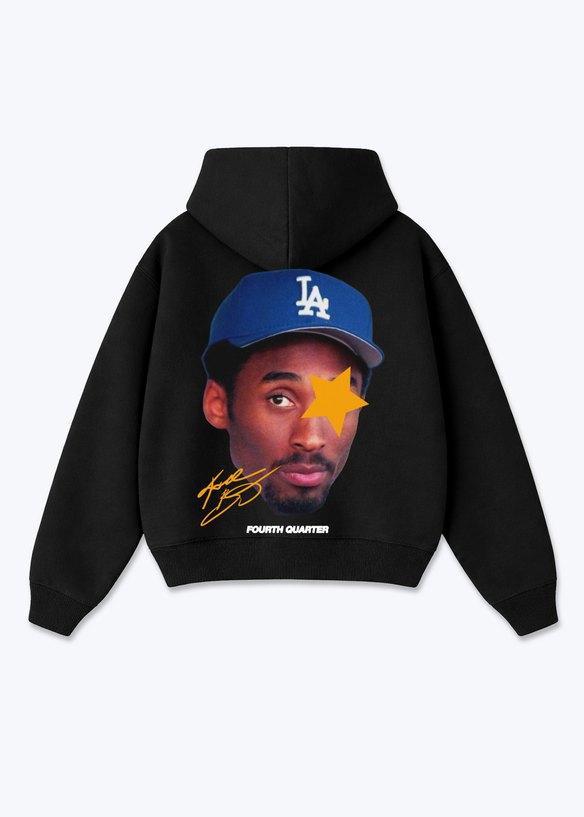 Kobe Hoodie - Schwarz Back (Designed)