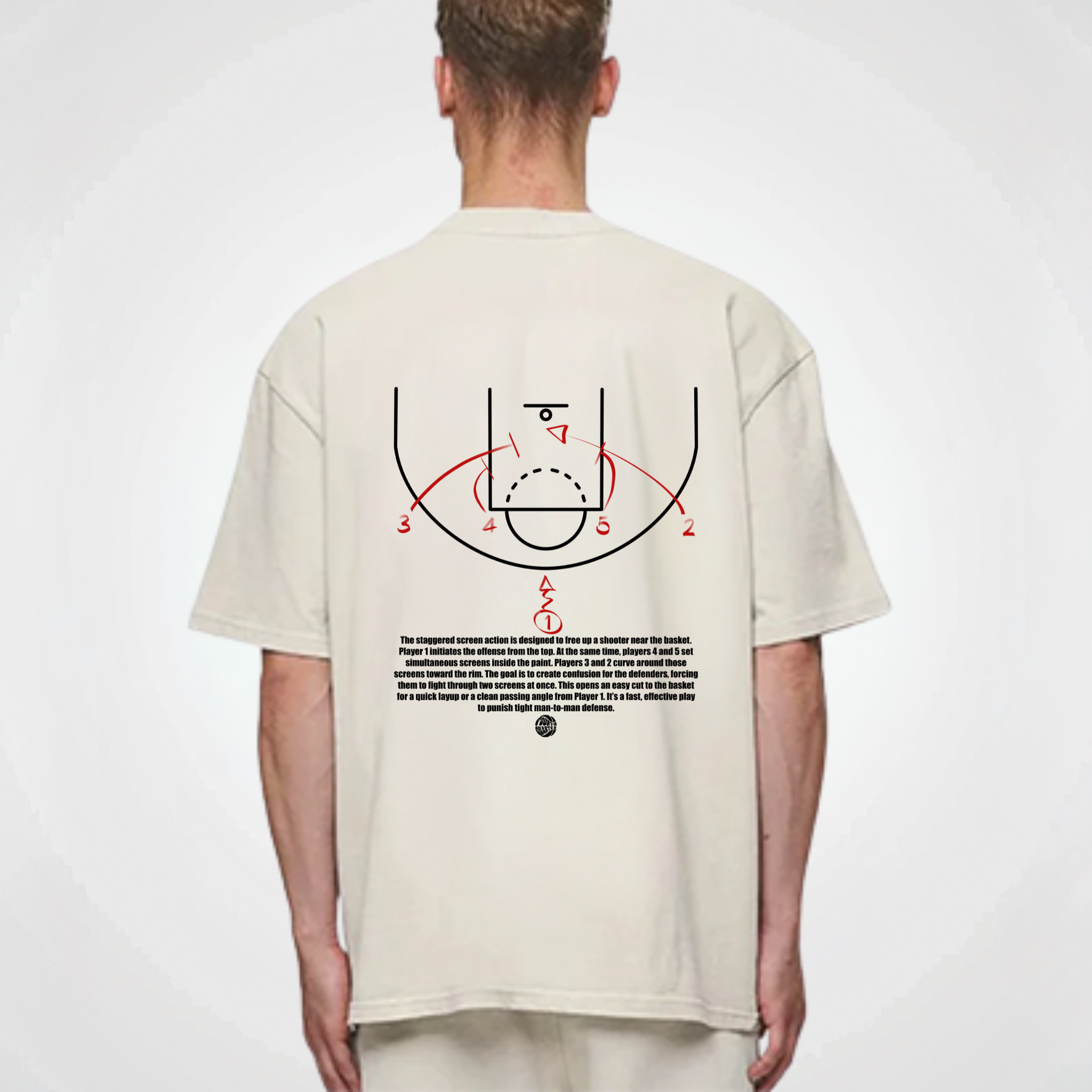 STAGGERED SCREEN PLAY SHIRT