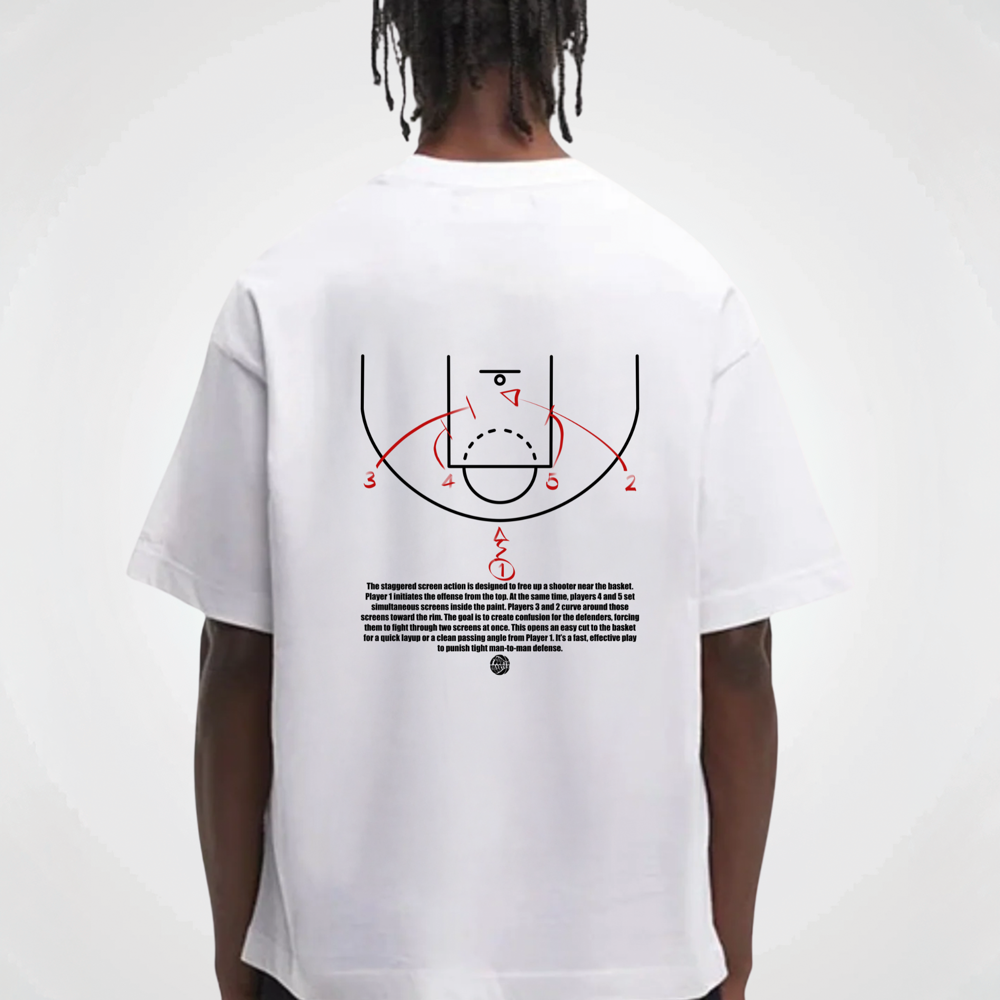 STAGGERED SCREEN PLAY SHIRT