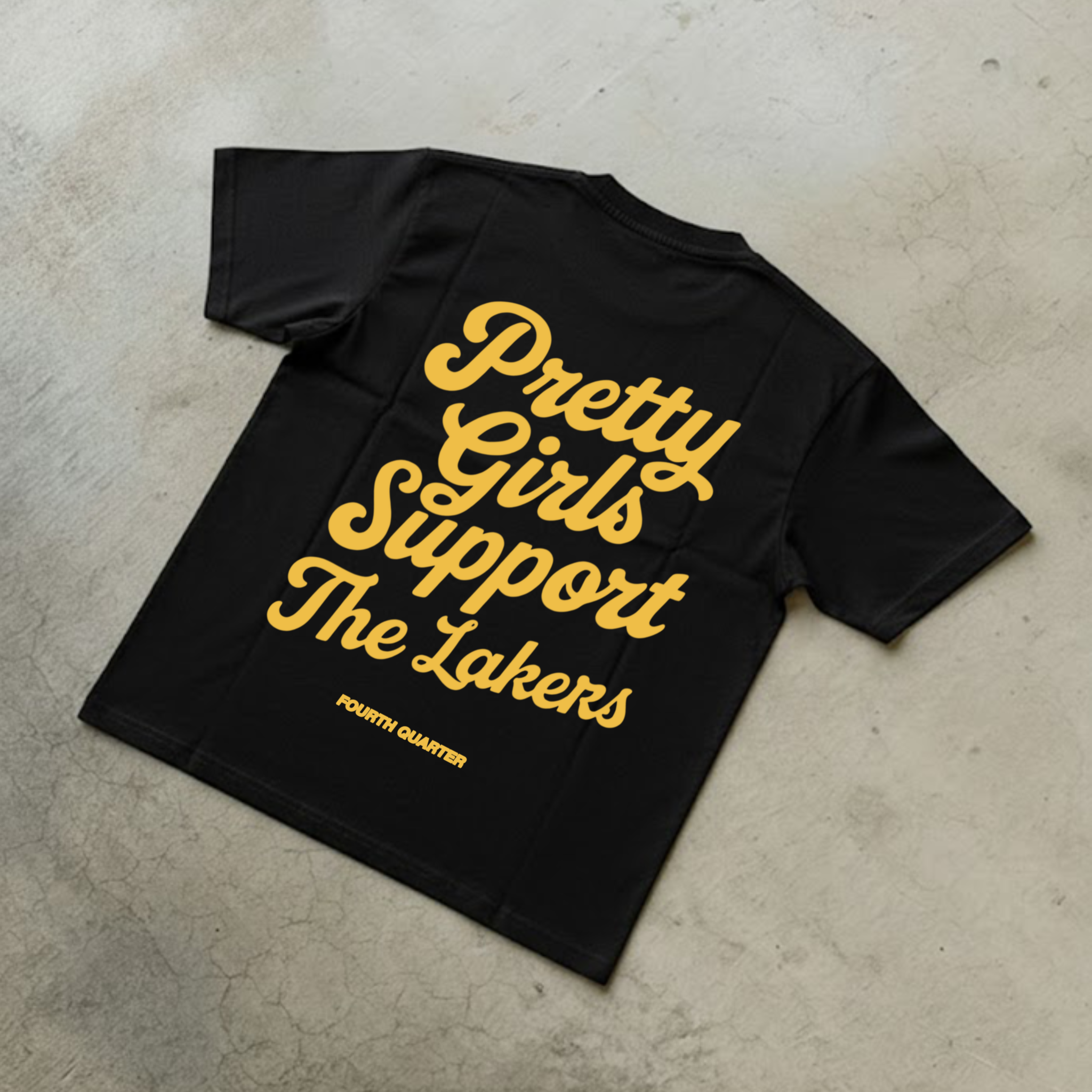 PRETTY GRILS SUPPORT THE LAKERS SHIRT