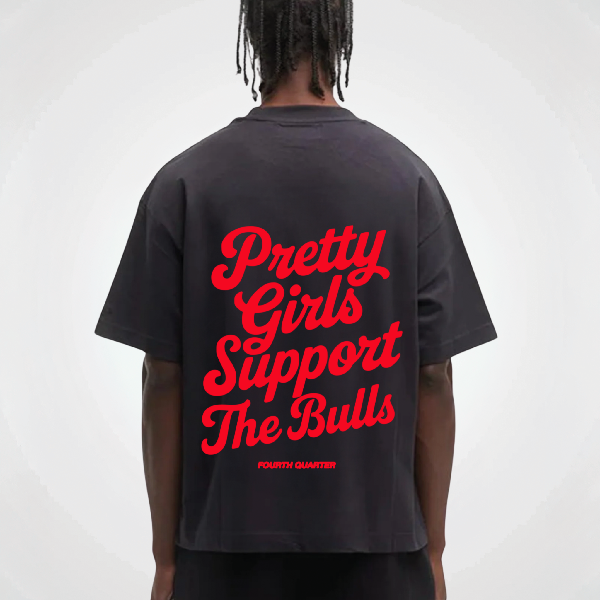 PRETTY GRILS SUPPORT THE BULLS SHIRT