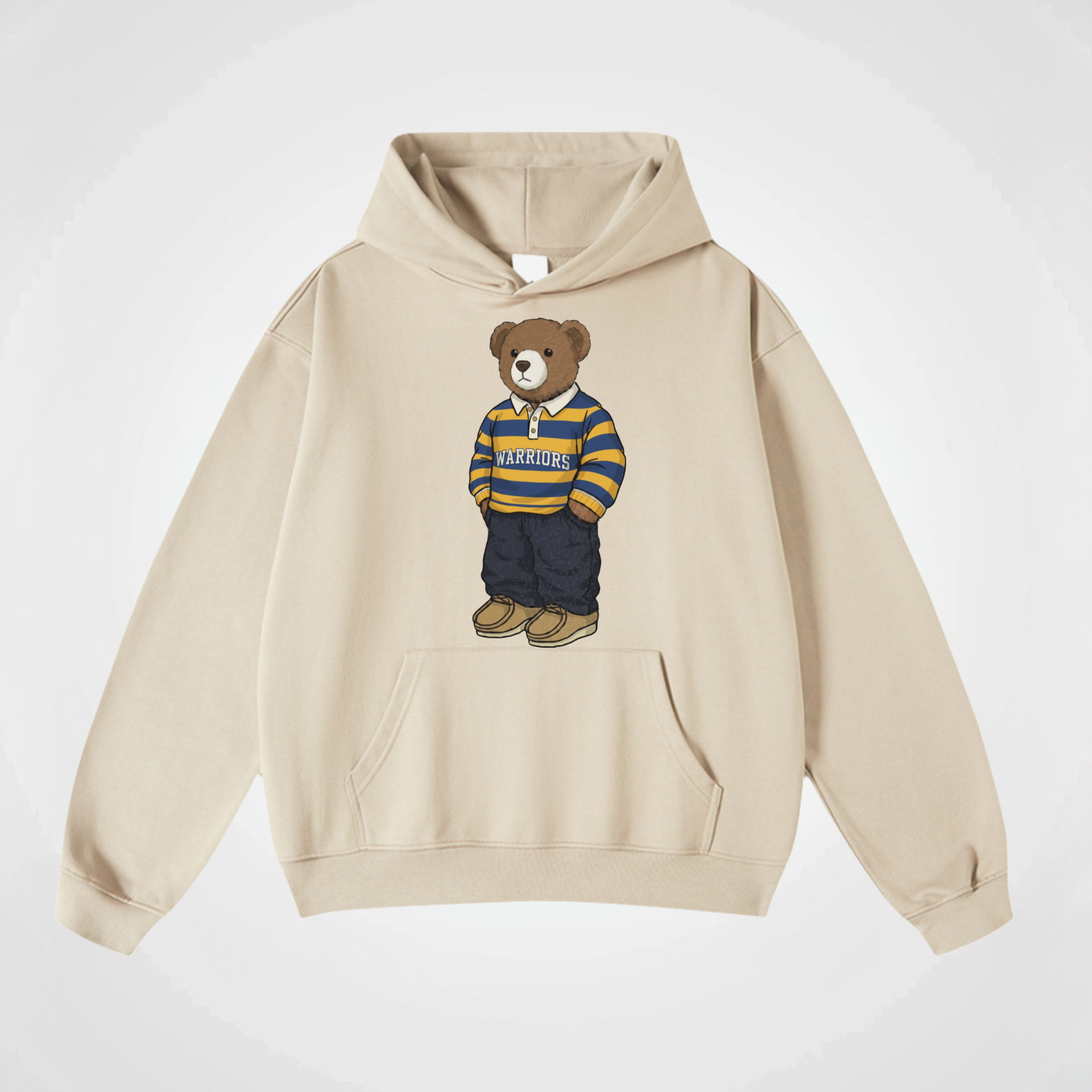 WARRIORS POLO OVERSIZED HOODIE