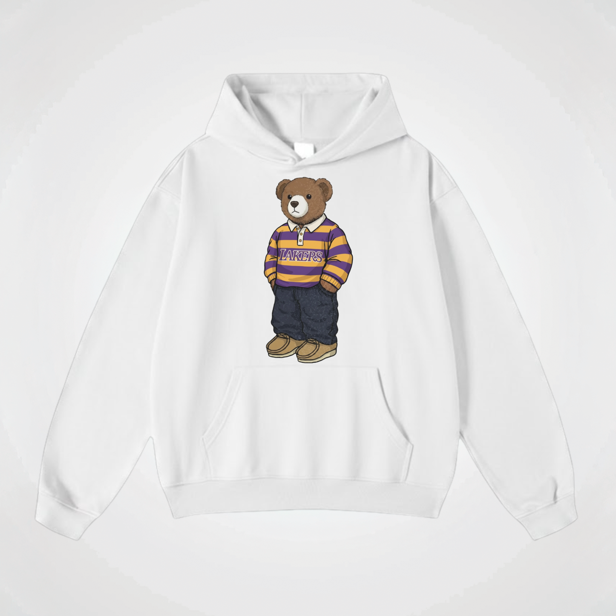 LAKERS POLO OVERSIZED HOODIE