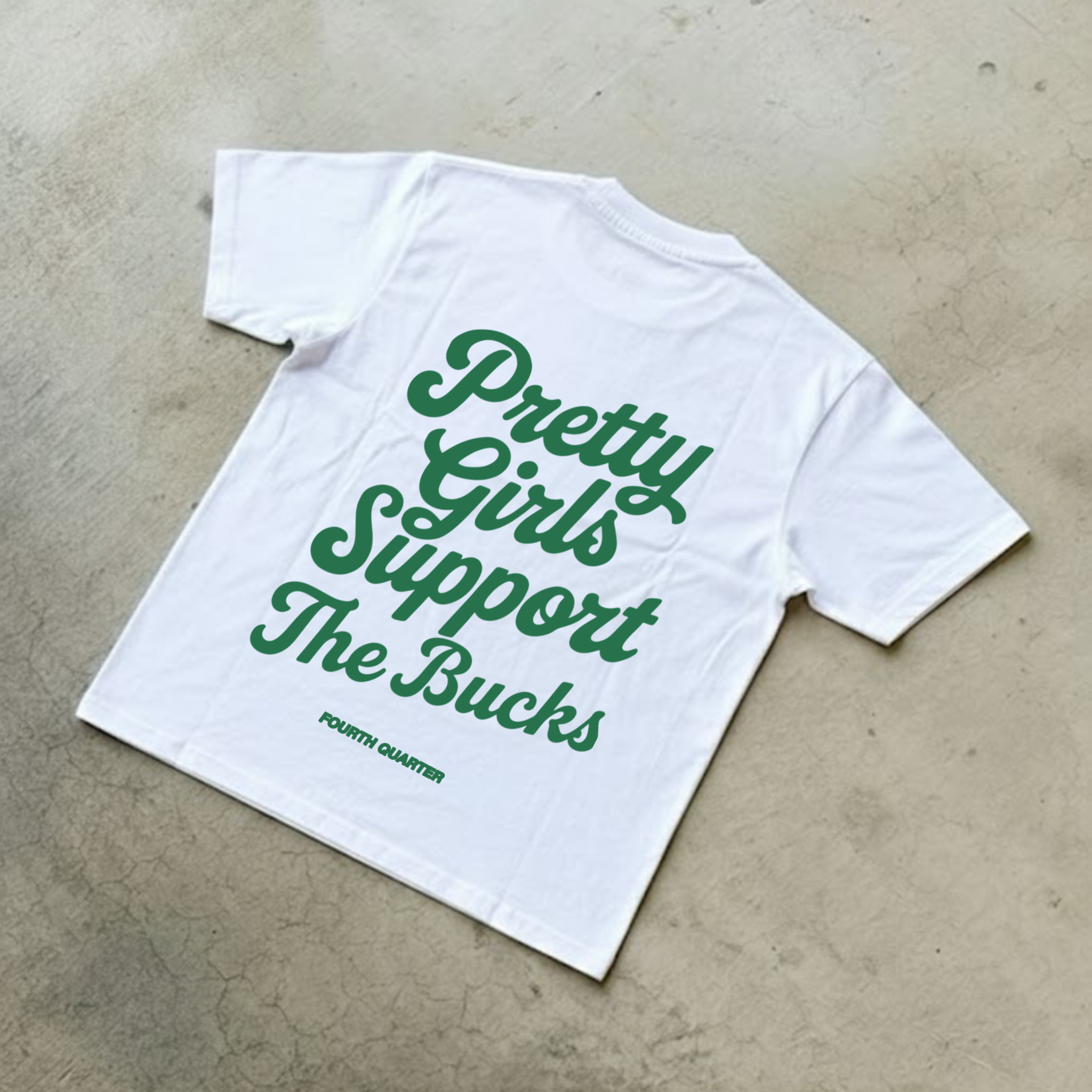 PRETTY GRILS SUPPORT THE BUCKS SHIRT