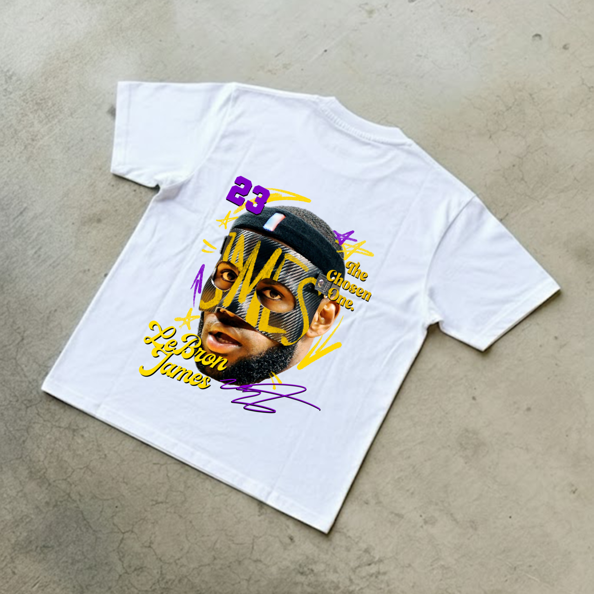 LEBRON JAMES MASKED SHIRT