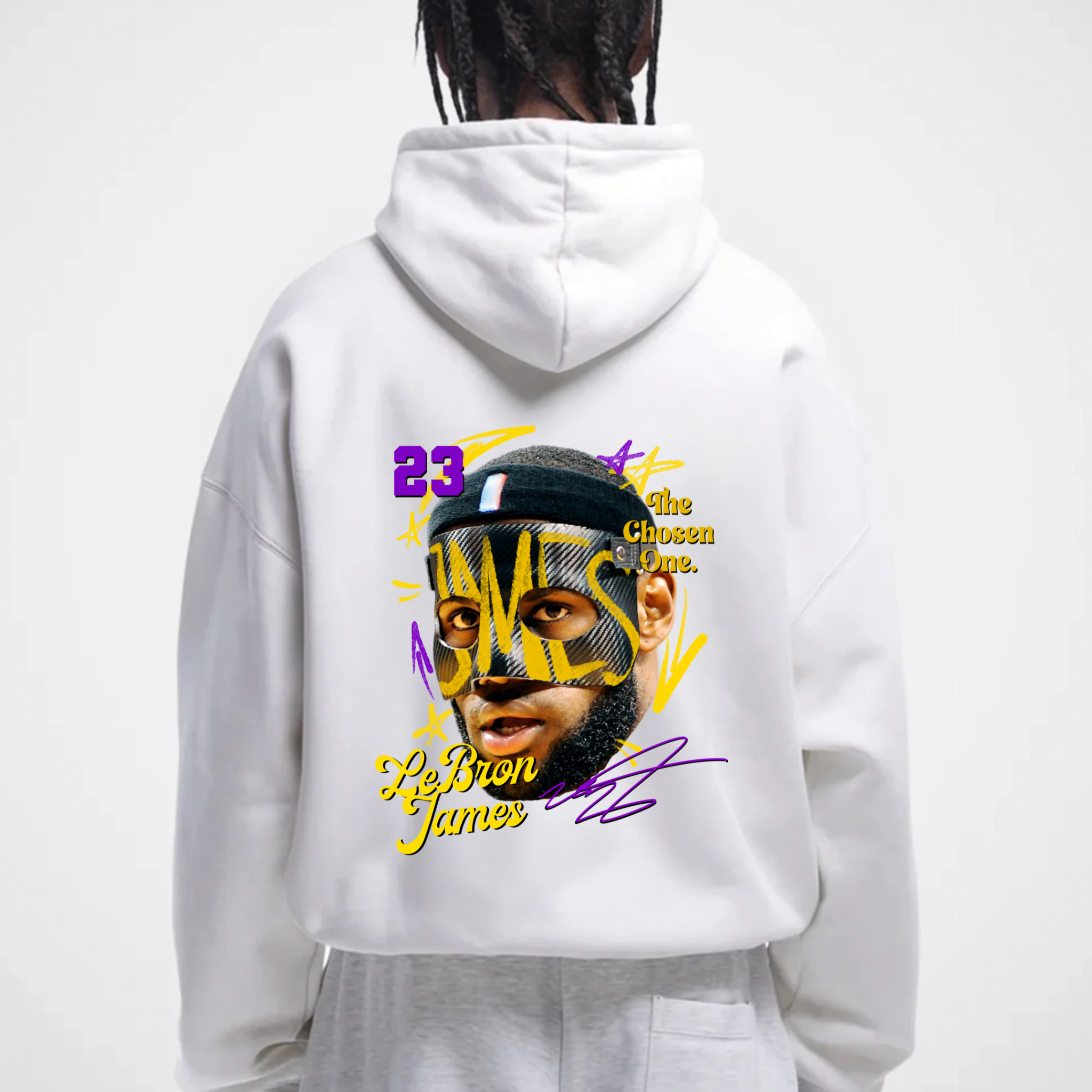 LEBRON JAMES MASKED HOODIE