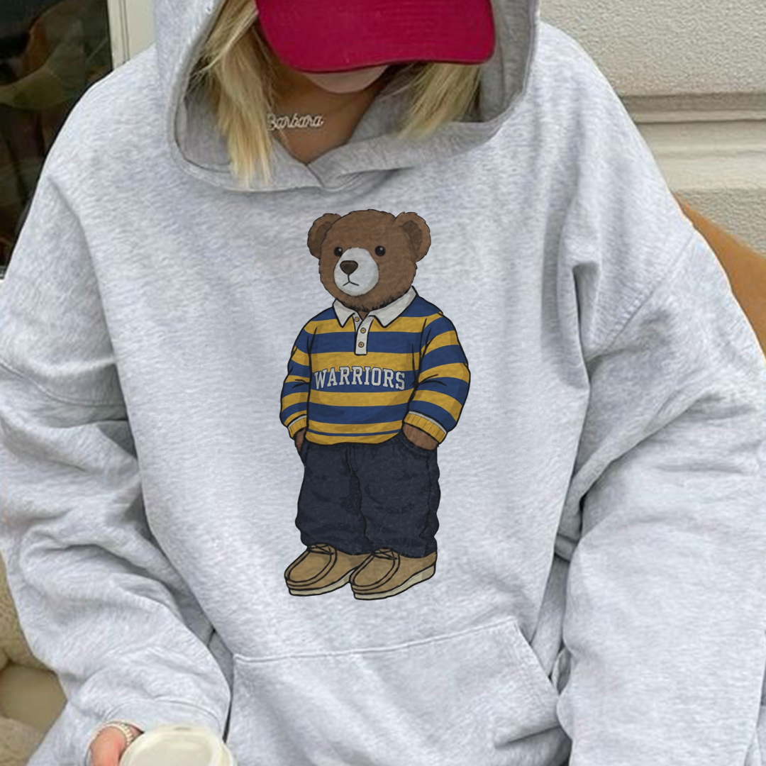WARRIORS POLO OVERSIZED HOODIE